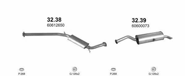  POLMO00351 Exhaust system POLMO00351