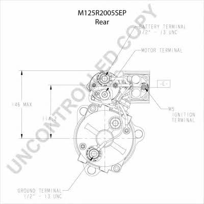 Starter Prestolite electric M125R2005SEP