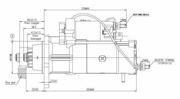 Starter Prestolite electric M90R3547SE