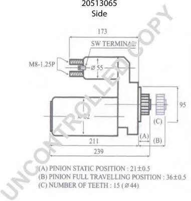 20513065 Prestolite electric Starter