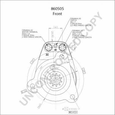 Starter Prestolite electric 860505GB
