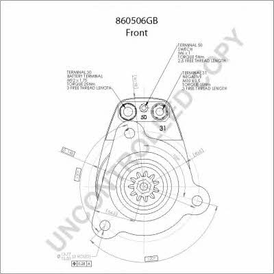 Starter Prestolite electric 860506GB