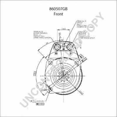 Starter Prestolite electric 860507GB