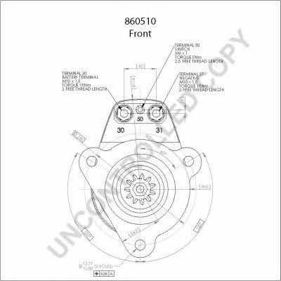 Starter Prestolite electric 860510GB