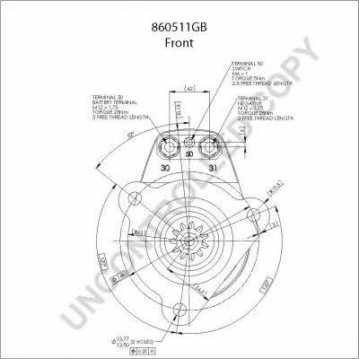 Starter Prestolite electric 860511GB