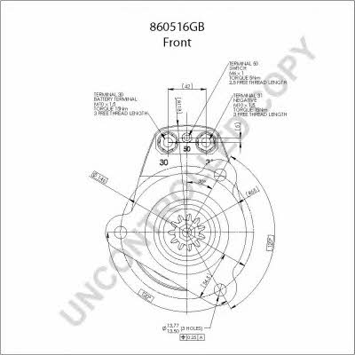 Starter Prestolite electric 860516GB