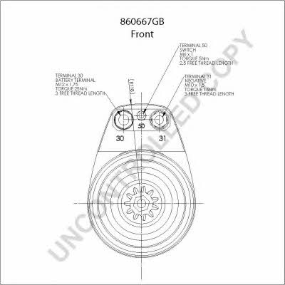 Starter Prestolite electric 860667GB