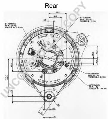 Alternator Prestolite electric 1277A640