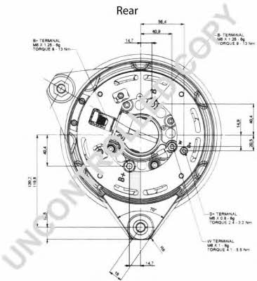 Alternator Prestolite electric 1277A720