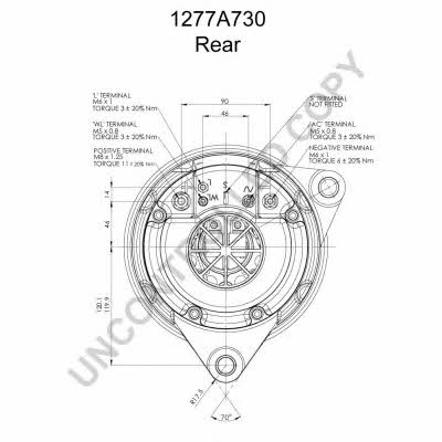 Alternator Prestolite electric 1277A730