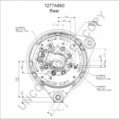 Alternator Prestolite electric 1277A890