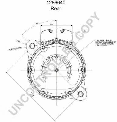  1286B640 Alternator 1286B640