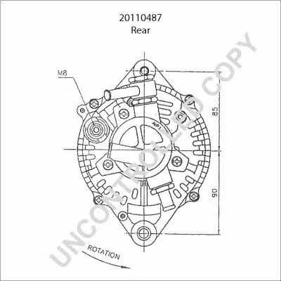 Prestolite electric 20110487 Alternator 20110487