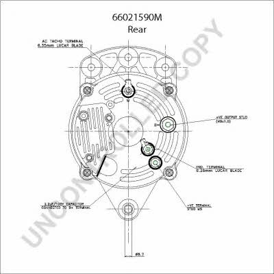 Alternator Prestolite electric 66021590M