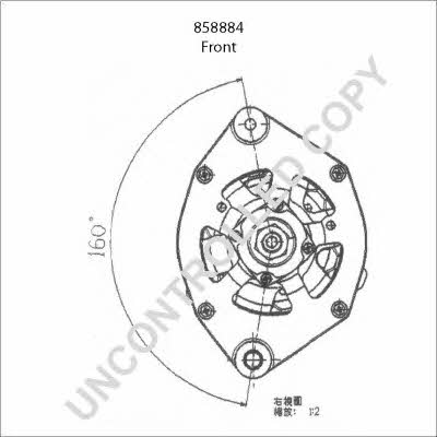 Alternator Prestolite electric 858884