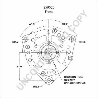 Alternator Prestolite electric 859020