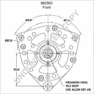 Alternator Prestolite electric 860563