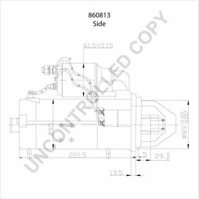 Starter Prestolite electric 860813