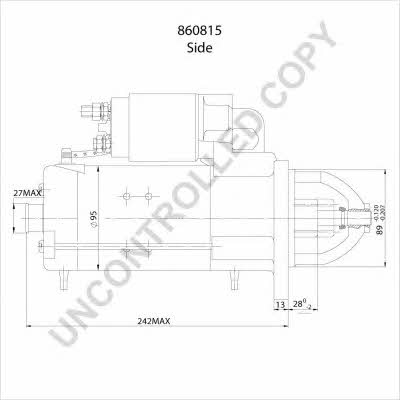 Starter Prestolite electric 860815