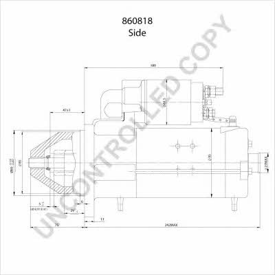 Starter Prestolite electric 860818