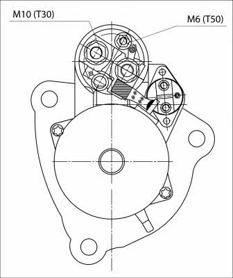 Starter Prestolite electric 861035