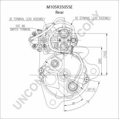 Starter Prestolite electric M105R3505SE