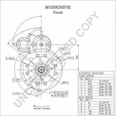 Starter Prestolite electric M105R3507SE