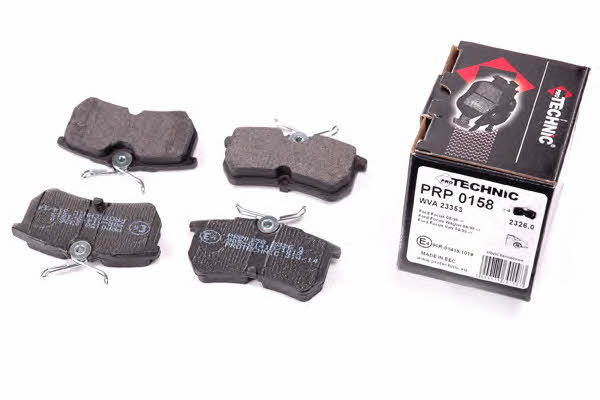 Protechnic PRP0158 Brake Pad Set, disc brake PRP0158