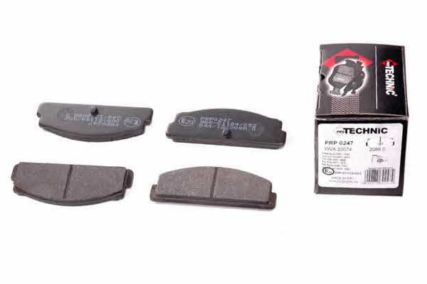 Protechnic PRP0247 Brake Pad Set, disc brake PRP0247
