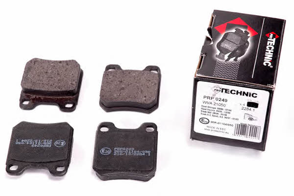 Protechnic PRP0249 Brake Pad Set, disc brake PRP0249