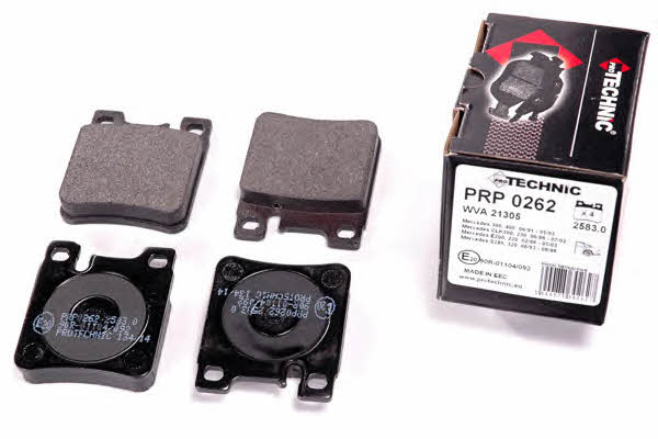 Protechnic PRP0262 Brake Pad Set, disc brake PRP0262