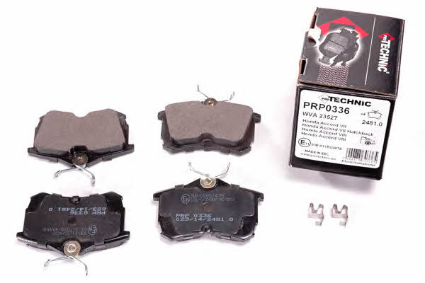 Protechnic PRP0336 Brake Pad Set, disc brake PRP0336