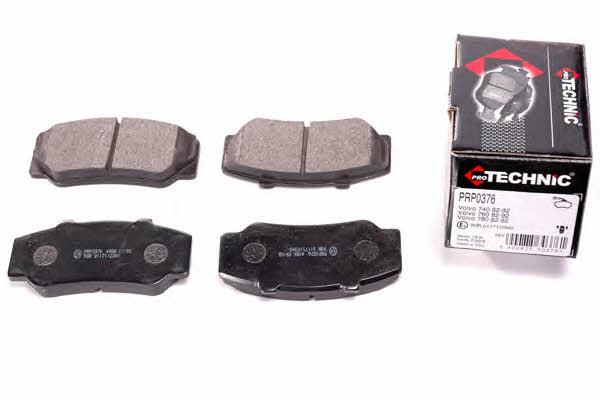 Protechnic PRP0376 Brake Pad Set, disc brake PRP0376