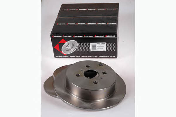 Protechnic PRD5194 Rear brake disc, non-ventilated PRD5194