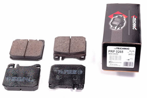 Protechnic PRP0265 Brake Pad Set, disc brake PRP0265