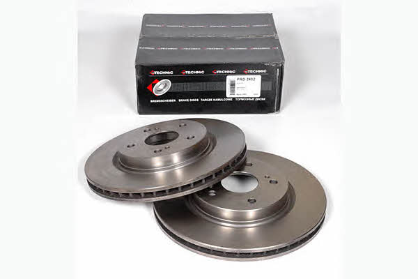 Protechnic PRD2492 Front brake disc ventilated PRD2492