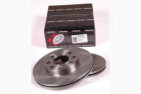 Protechnic PRD2102 Front brake disc ventilated PRD2102