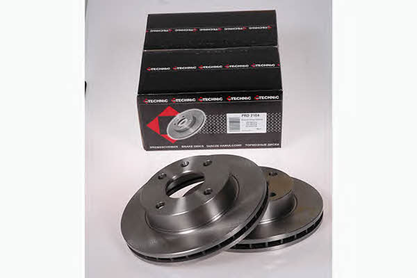 Protechnic PRD2104 Front brake disc ventilated PRD2104