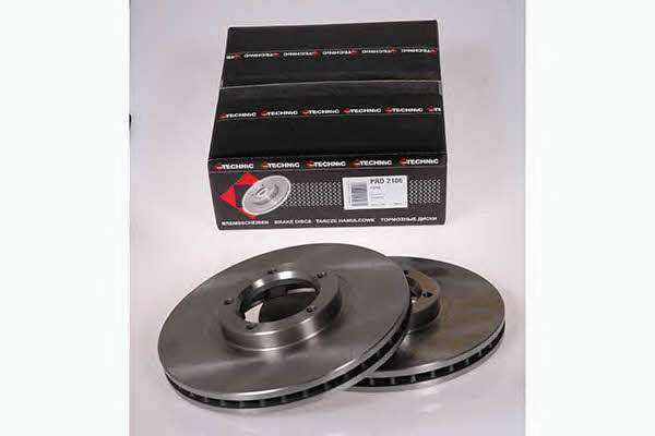 Protechnic PRD2106 Front brake disc ventilated PRD2106
