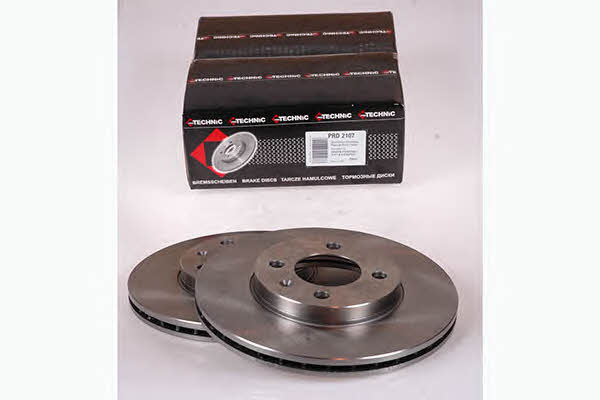 Protechnic PRD2107 Front brake disc ventilated PRD2107