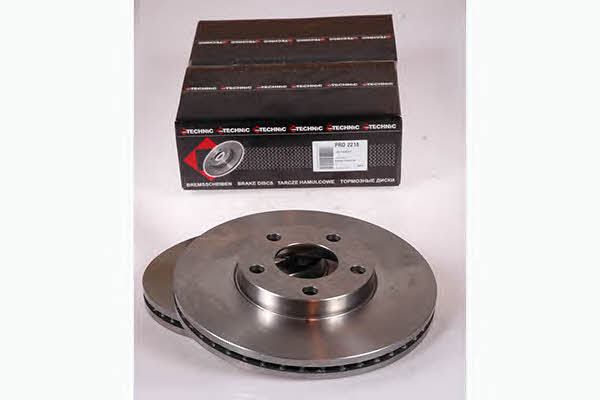 Protechnic PRD2218 Front brake disc ventilated PRD2218