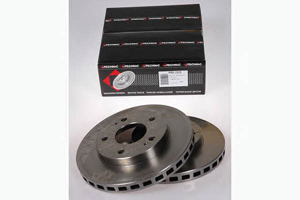 Protechnic PRD2225 Front brake disc ventilated PRD2225