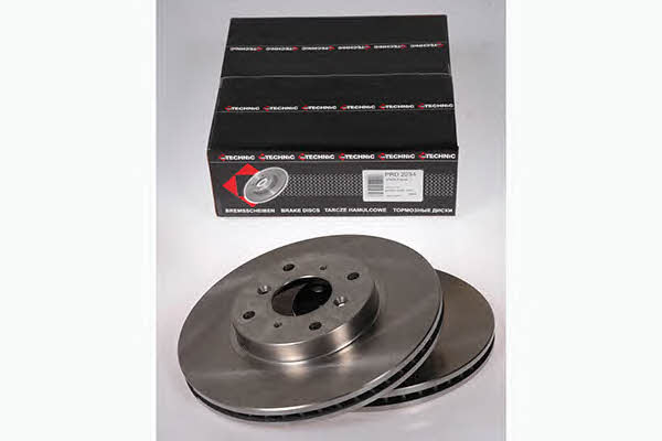 Protechnic PRD2234 Front brake disc ventilated PRD2234