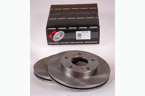Protechnic PRD2288 Front brake disc ventilated PRD2288