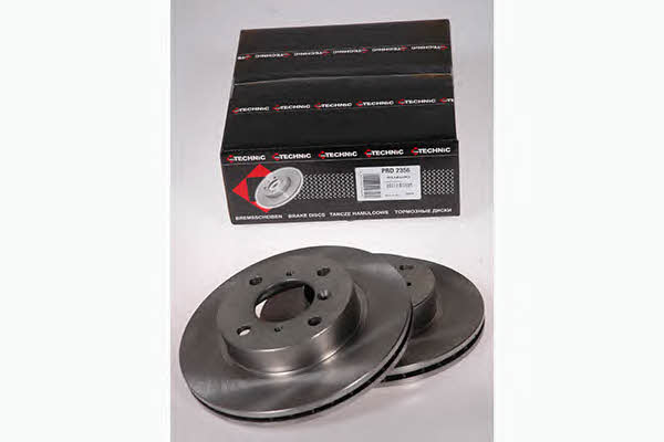 Protechnic PRD2356 Front brake disc ventilated PRD2356