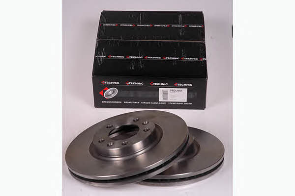 Protechnic PRD2451 Front brake disc ventilated PRD2451