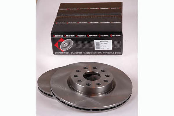 Protechnic PRD2457 Front brake disc ventilated PRD2457