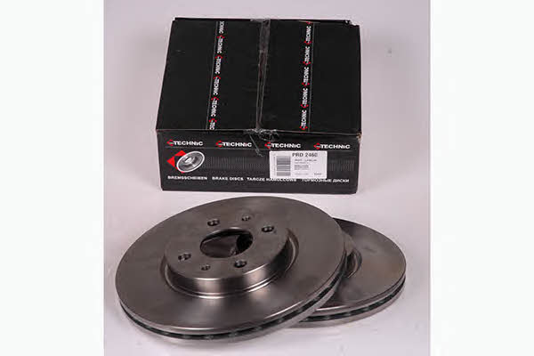 Protechnic PRD2460 Front brake disc ventilated PRD2460