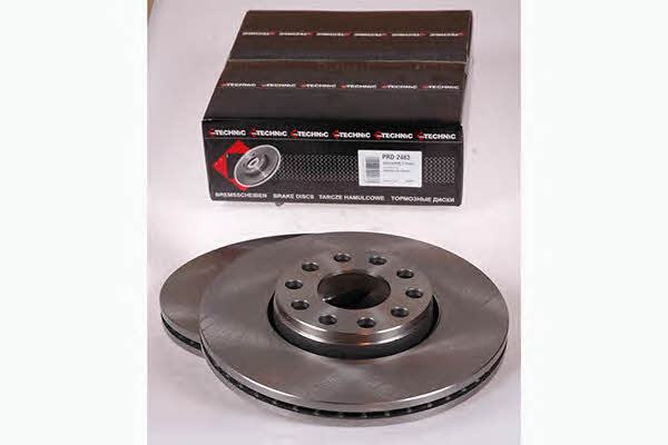 Protechnic PRD2483 Front brake disc ventilated PRD2483