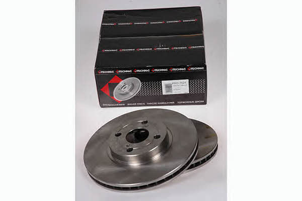 Protechnic PRD2524 Front brake disc ventilated PRD2524